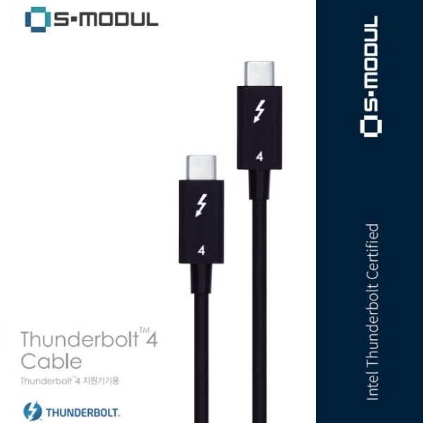 인텔 인증 Thunderbolt 4 Cable 2미터